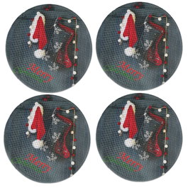 Hermia Pack de 4 Salvamanteles Individuales Multicolor